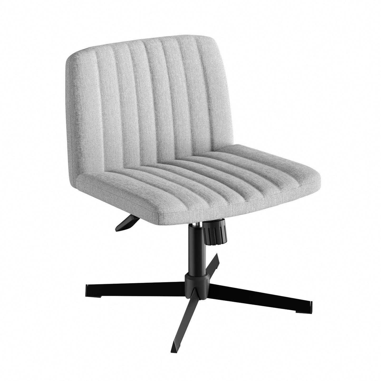 Silla de Oficina Ergonómica sin Brazos con Respaldo Medio Gris