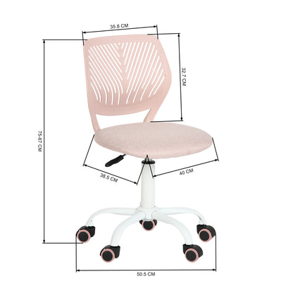 Silla de Escritura para Adolescentes Rosado