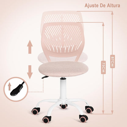 Silla de Escritura para Adolescentes Rosado