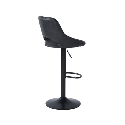 MUNDO IN MUEBLES Set de 2 Bancos para Cocina Arezzo, Juego de 2 Taburetes  para desayunador, Bancos para Barra de Cocina, Altura Fija, soporta hasta  130kg, (Asiento Negro) : .com.mx: Hogar y